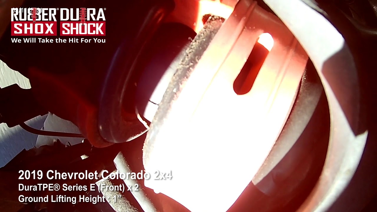 2019 Chevrolet Colorado 2X4​ using DuraTPE® Series​​ Coil Spring Buffer