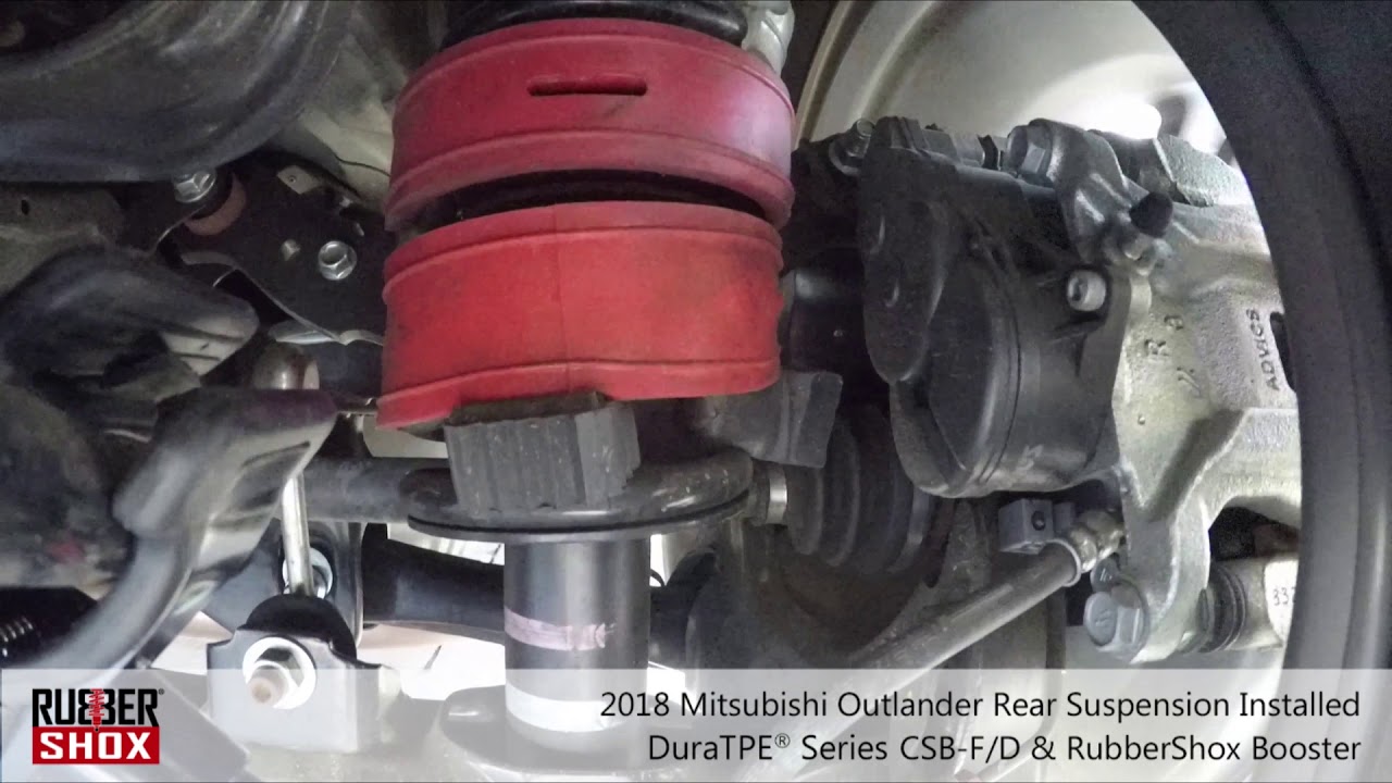 2018 Mitsubishi Outlander Rear Suspension Installed DuraTPE® Series & Rubber Block Booster Series