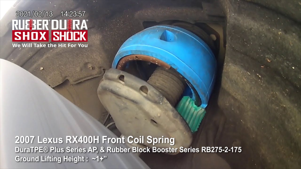 2007 Lexus RX400H using DuraTPE® Plus Series & ​Rubber Block Booster