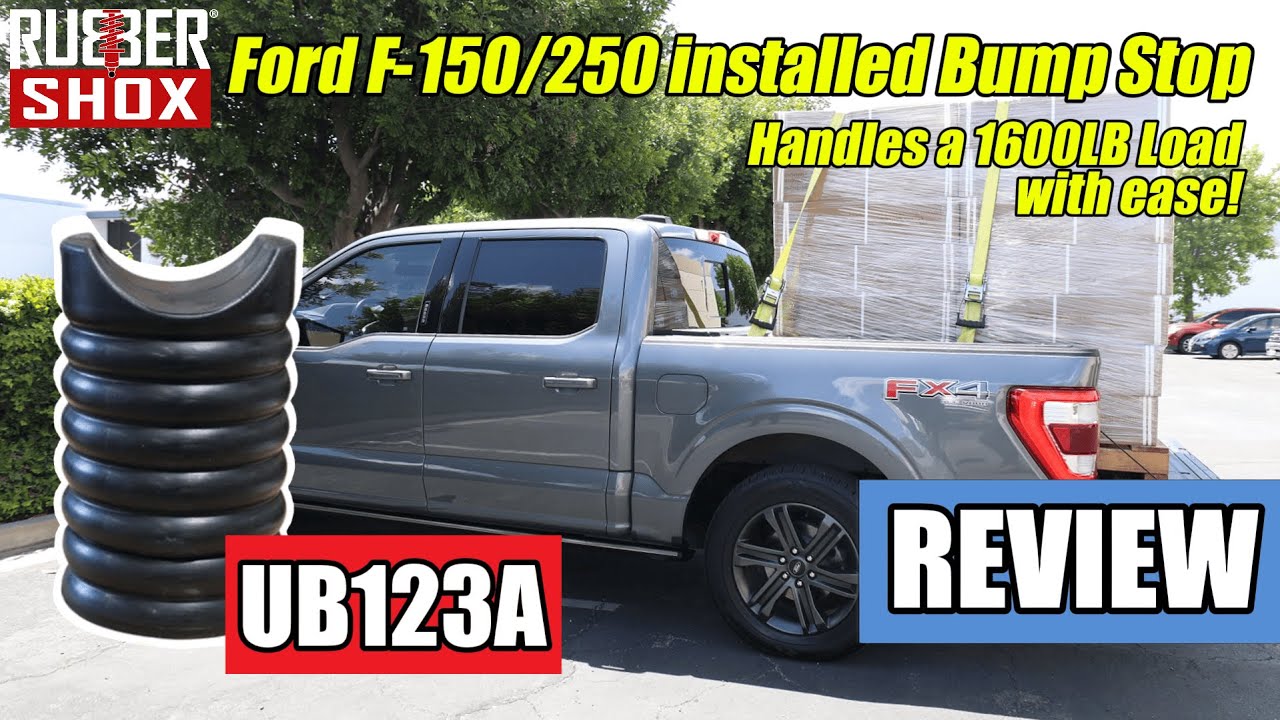 Loaded Test! RubberShox UB123A Bump Stop Handles 1600LB on Ford F 150