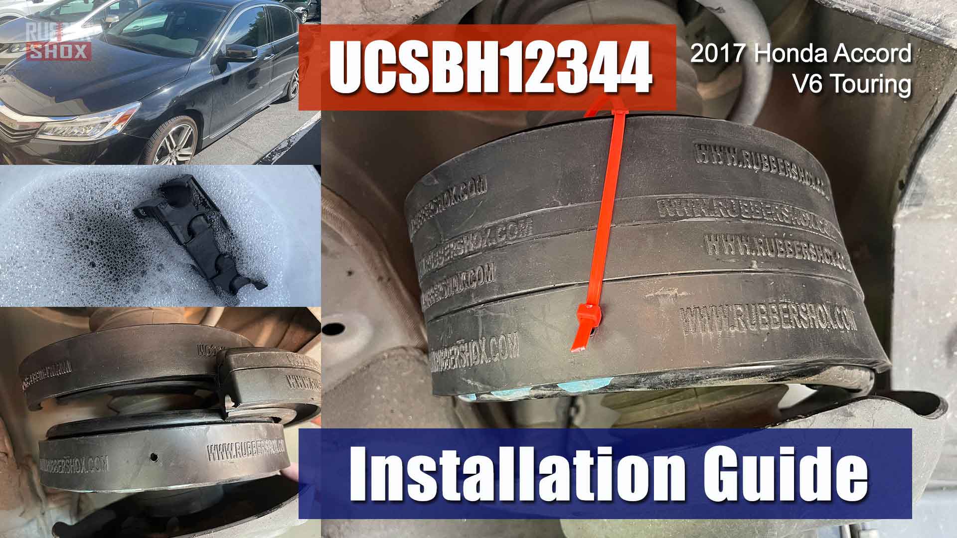 Modular Universal Coil Spring Buffer on 2017 Honda Accord V6 Touring Installation Video