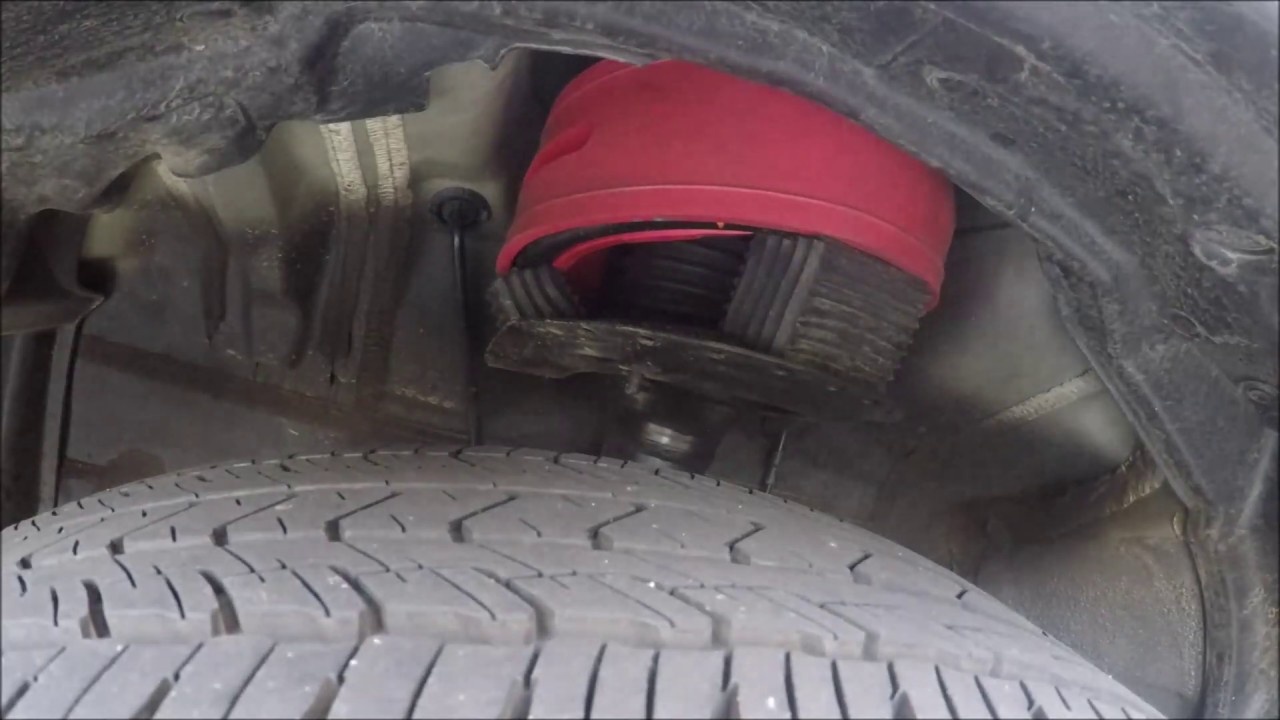 Mitsubishi Outlander front Coil Spring Installed RubberShox® Coil Spring Buffer & Booster